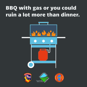 BBQ with gas or you could ruin a lot more than dinner.