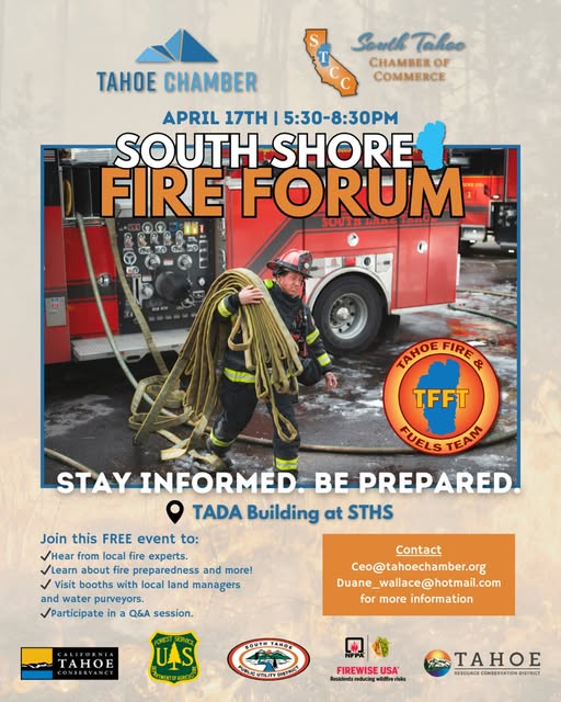 South Shore Fire Forum | Tahoe Living With Fire